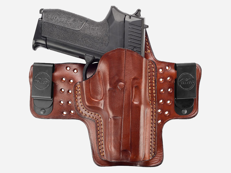 LEATHER IWB HOLSTER W. AIR FLOW PLATFORM